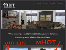 Tablet Screenshot of modularoftexas.com